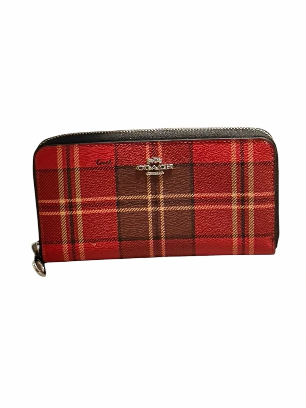 Coach Tartan Plaid Gallery Tote & Wallet